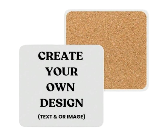 Personalized Coasters | Custom Photo or Quote Coasters – Circle & Square Designs