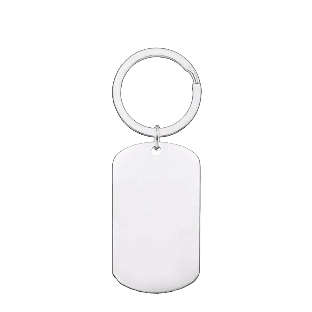Custom Engraved Stainless Steel Keyring | Personalized Keychain Gift