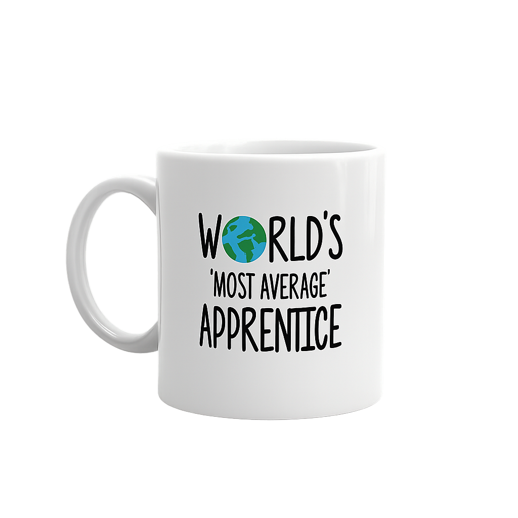 World’s “Most Average” Apprentice Mug | Funny Work Gift for Apprentices