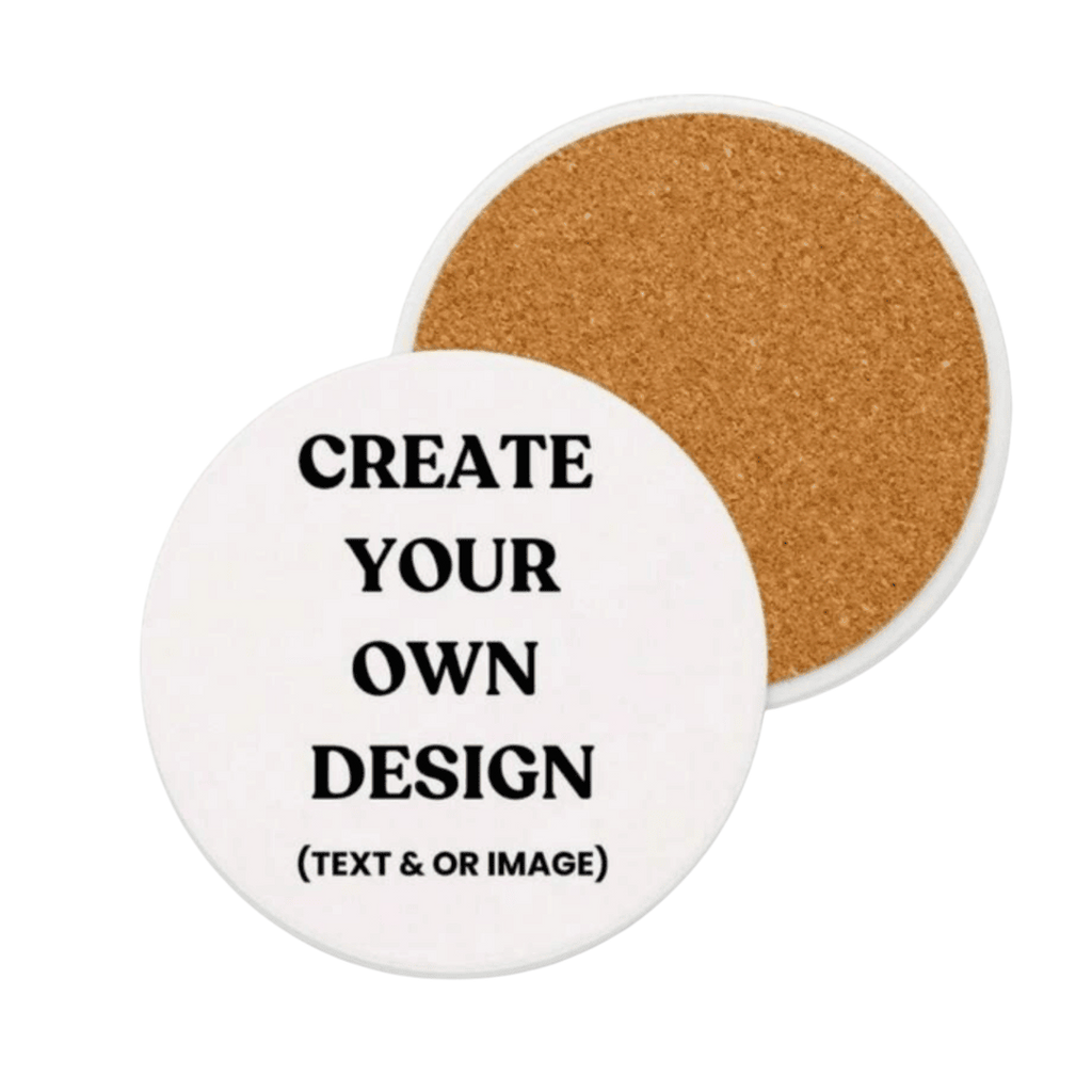 Personalized Coasters | Custom Photo or Quote Coasters – Circle & Square Designs