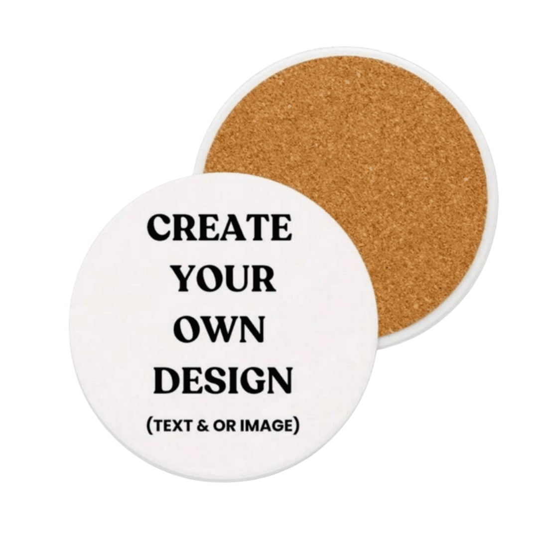 Personalized Coasters | Custom Photo or Quote Coasters – Circle & Square Designs